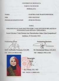 PERLINDUNGAN HAK-HAK PENYIDIK YANG DITUDUH MELAKUKAN PENGANIAYAAN KEPADA TERSANGKA